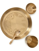 Load image into Gallery viewer, Little Royals Brass Thali Set
